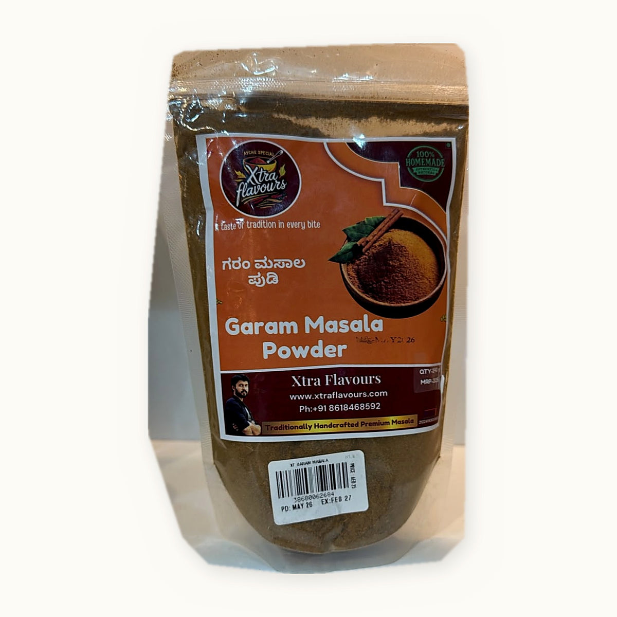Xtra Flavours Garam Masala Powder pouch