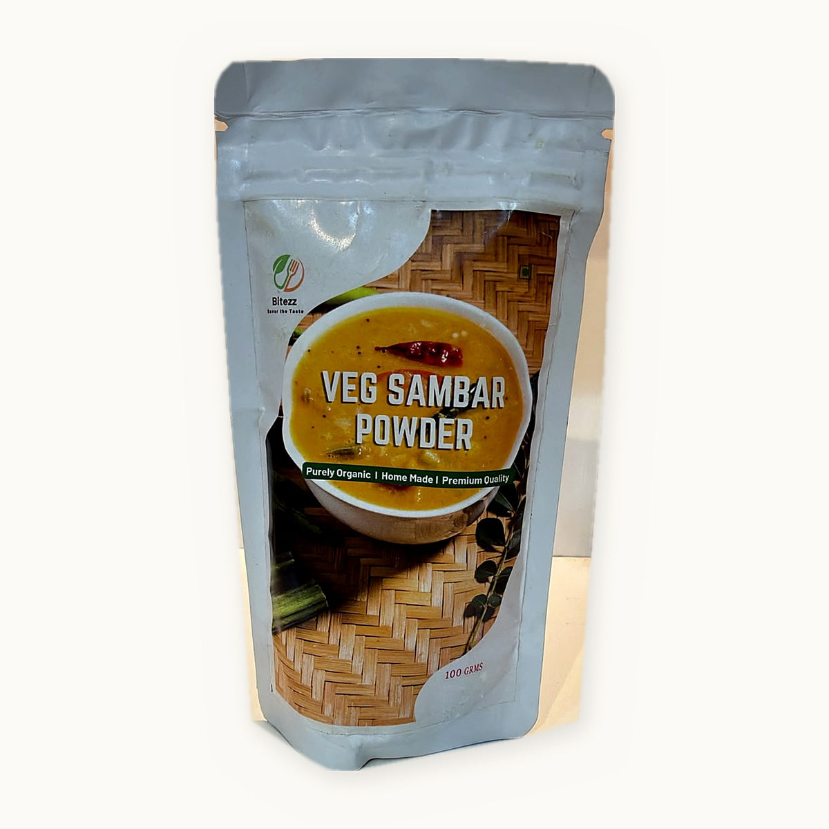 Bitezz Veg Sambar Powder 100g pouch