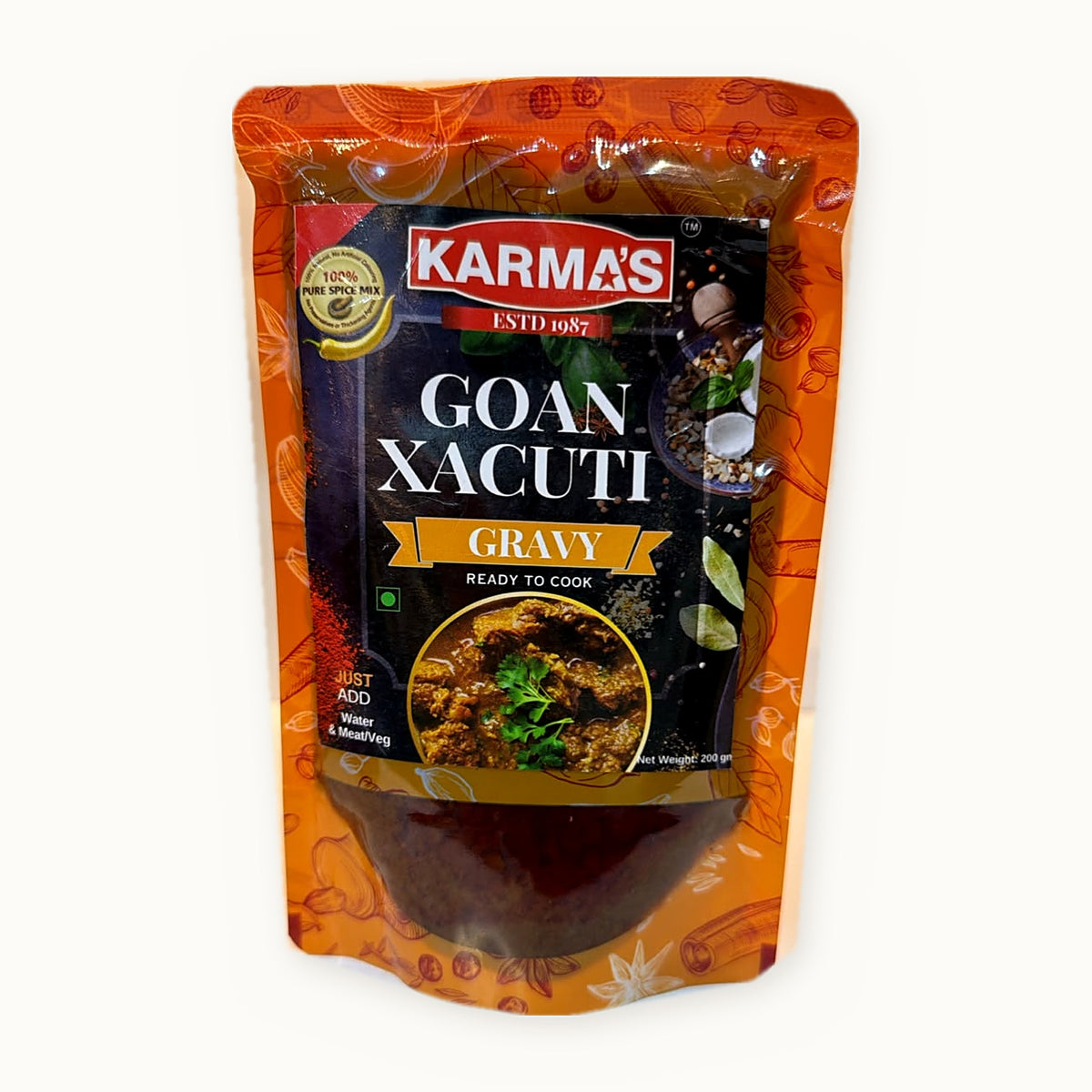 Karma's Goan Xacuti Gravy 200g pouch