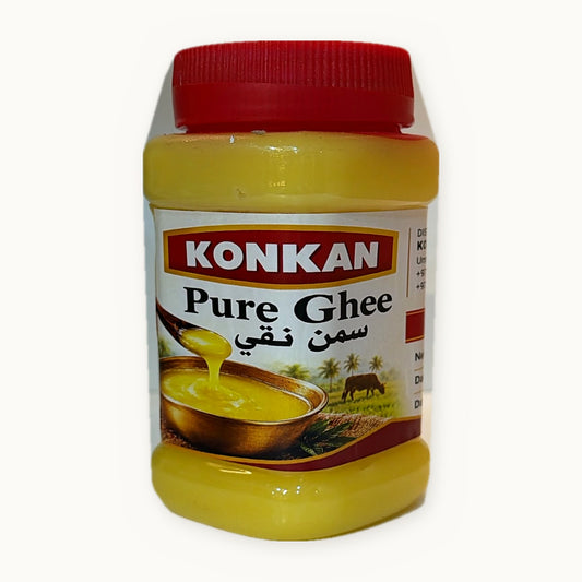 Konkan Pure Ghee jar with red cap