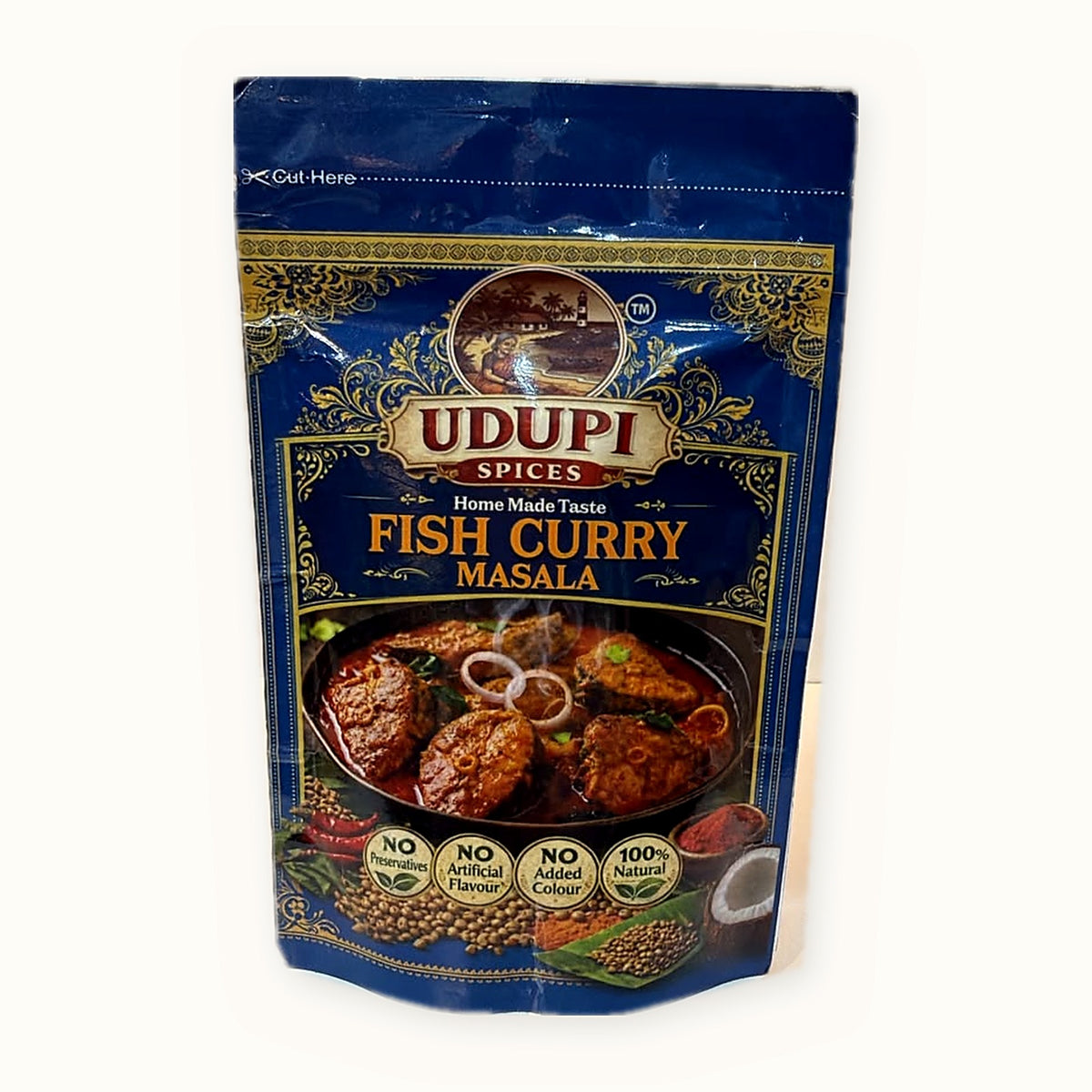 Udupi Spices Fish Curry Masala pouch