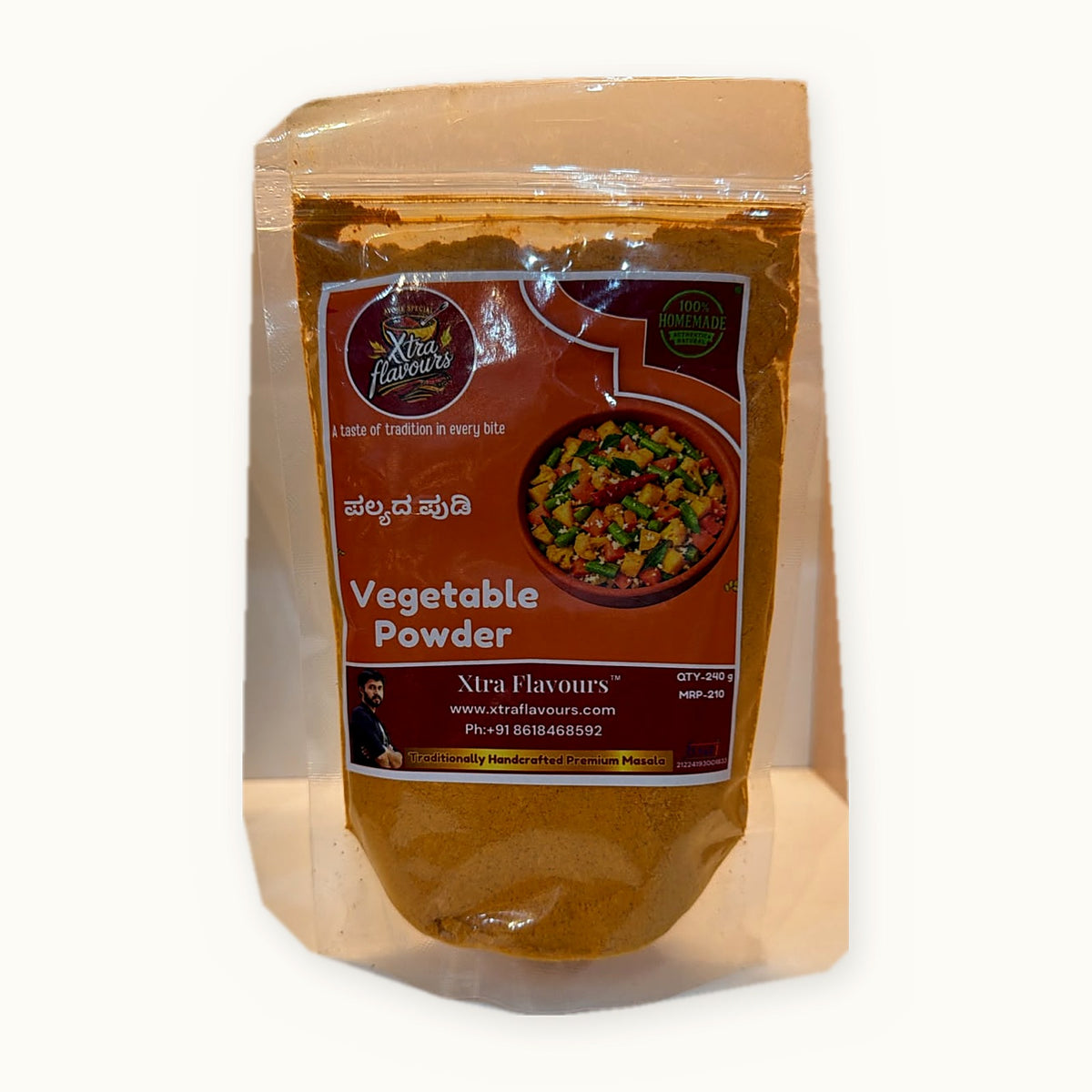 Xtra Flavours Vegetable Powder 240g pouch